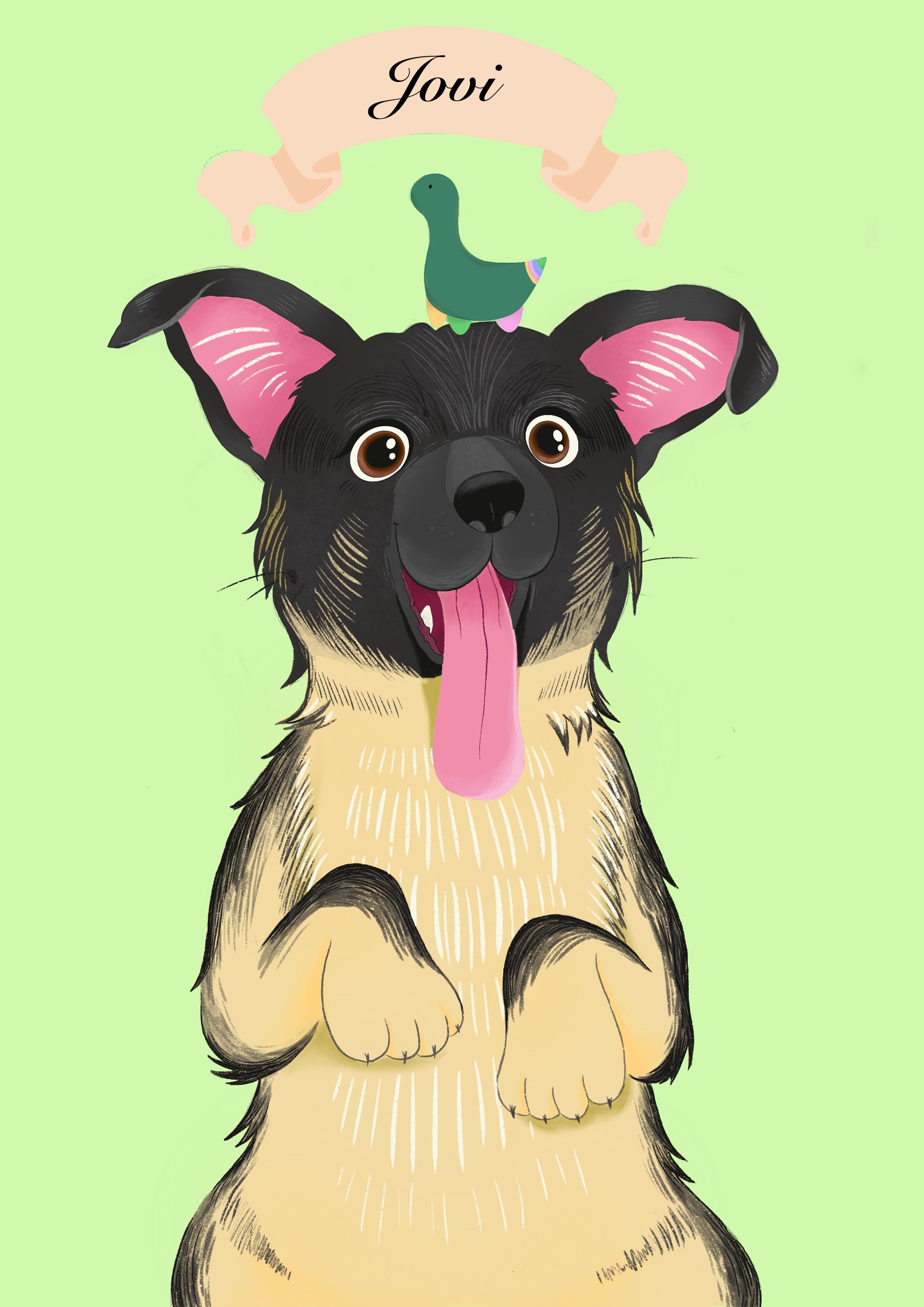 Adele testimonial pet portrait